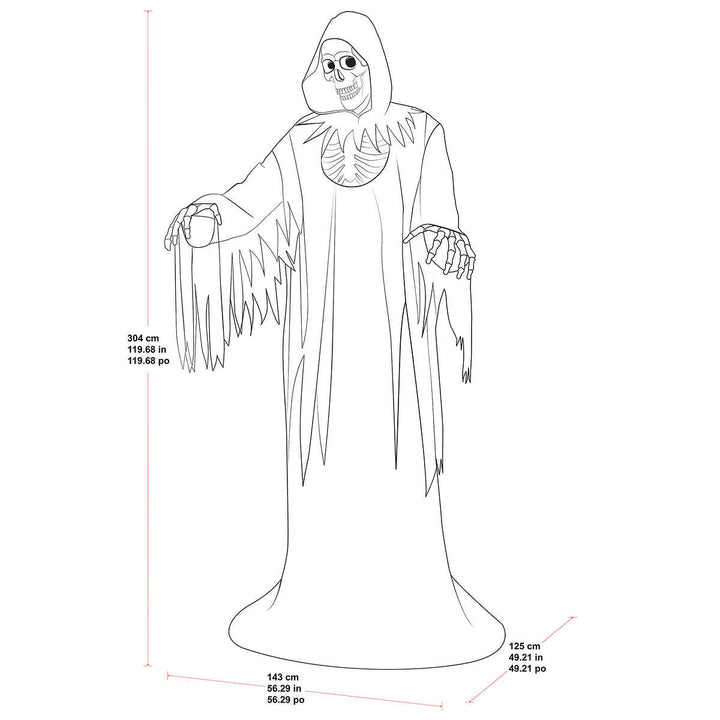 Animated Towering Reaper - 10 ft (3.04 m)