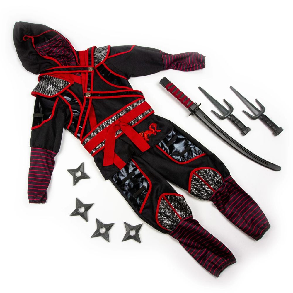 Teetot - Red Dragon Ninja Costume
