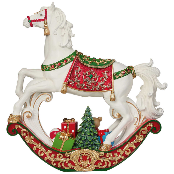 Rocking horse with music and LED lights