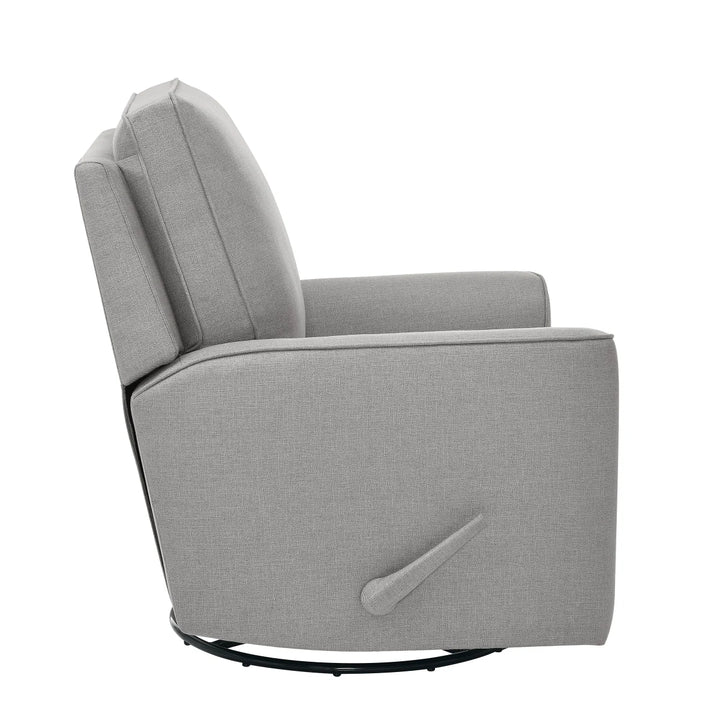 True Innovations Fabric Swivel Glider Recliner