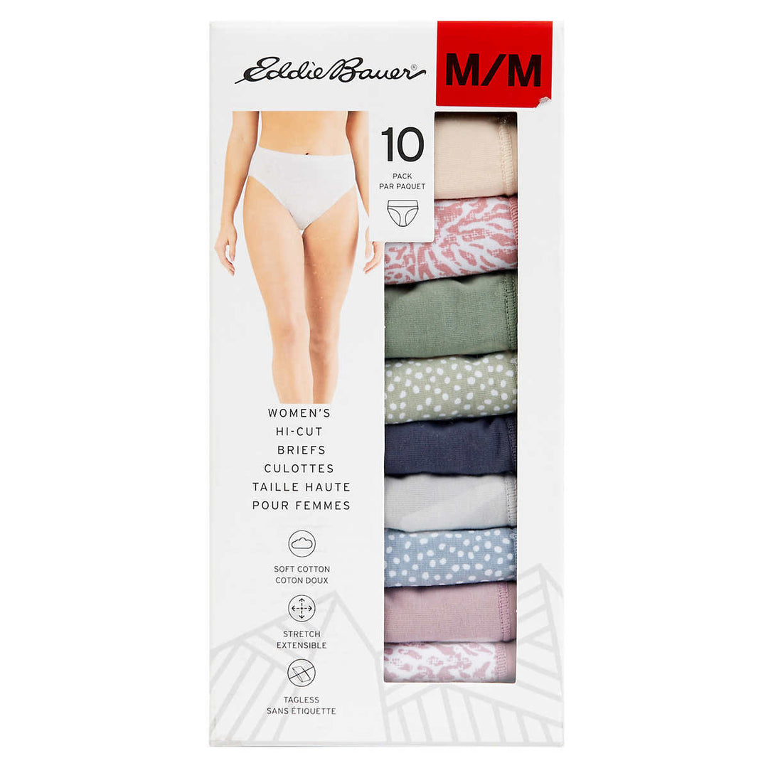 Eddie Bauer Hi-Cut Briefs - 10-Pack