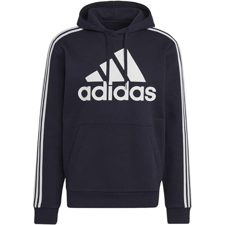 Adidas - Chandail à capuche en polaire à logo 3 bandes