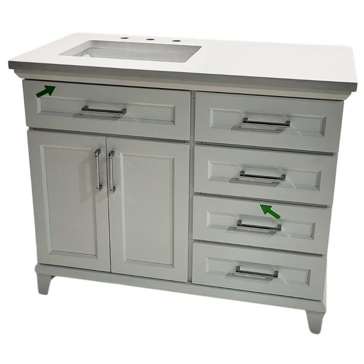 OVE Decors - Meuble-lavabo Leila 42 po