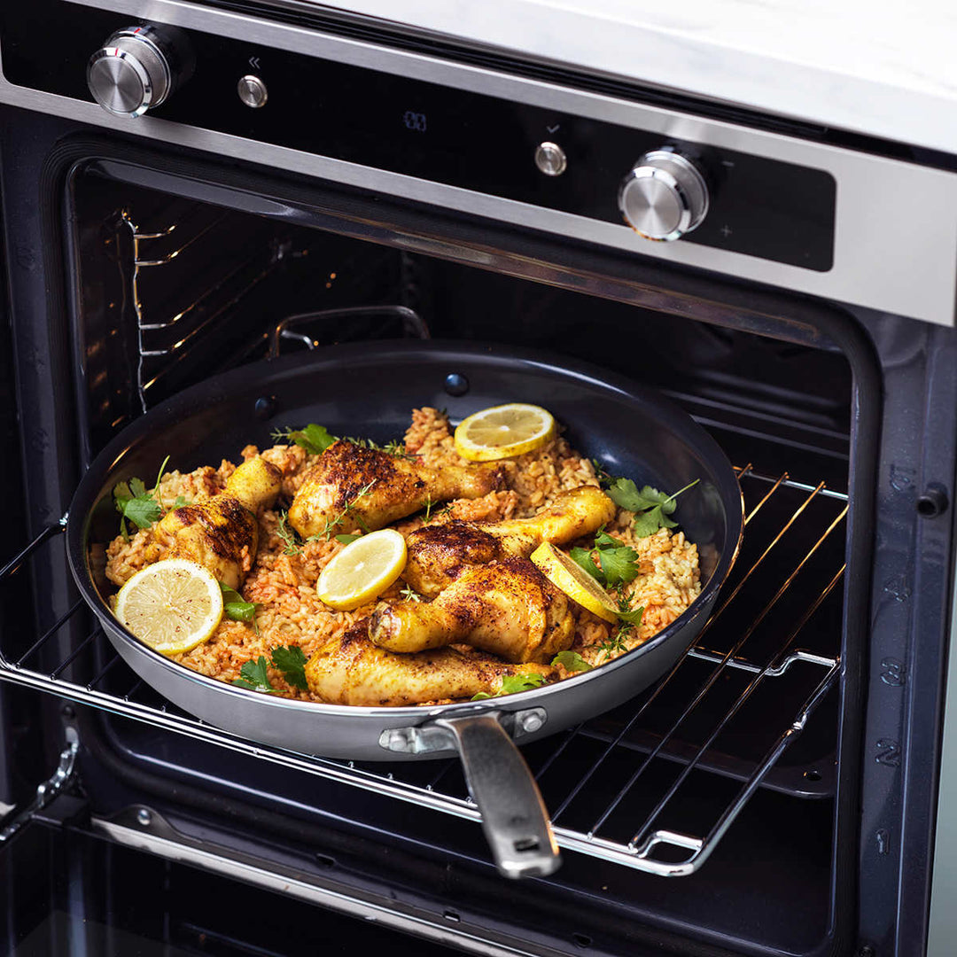 Blue Diamond - Triple Steel - Family Pan, 34cm