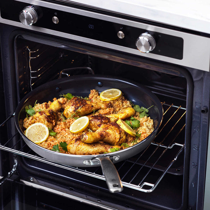 Blue Diamond - Triple Steel - Family Pan, 34cm