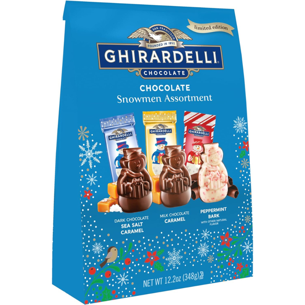 Ghirardelli - Assortiment de bonshommes de neige au chocolat, 433,7 g