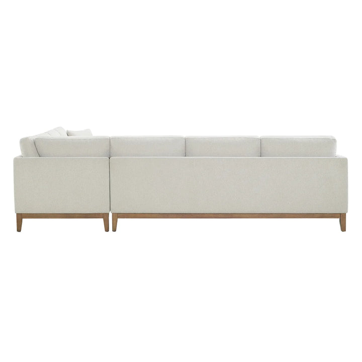 Thomasville 3-Piece Fabric Sectional with Storage Ottoman