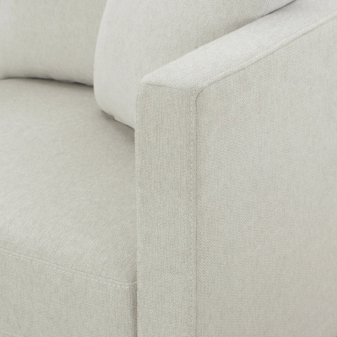 Thomasville 3-Piece Fabric Sectional with Storage Ottoman