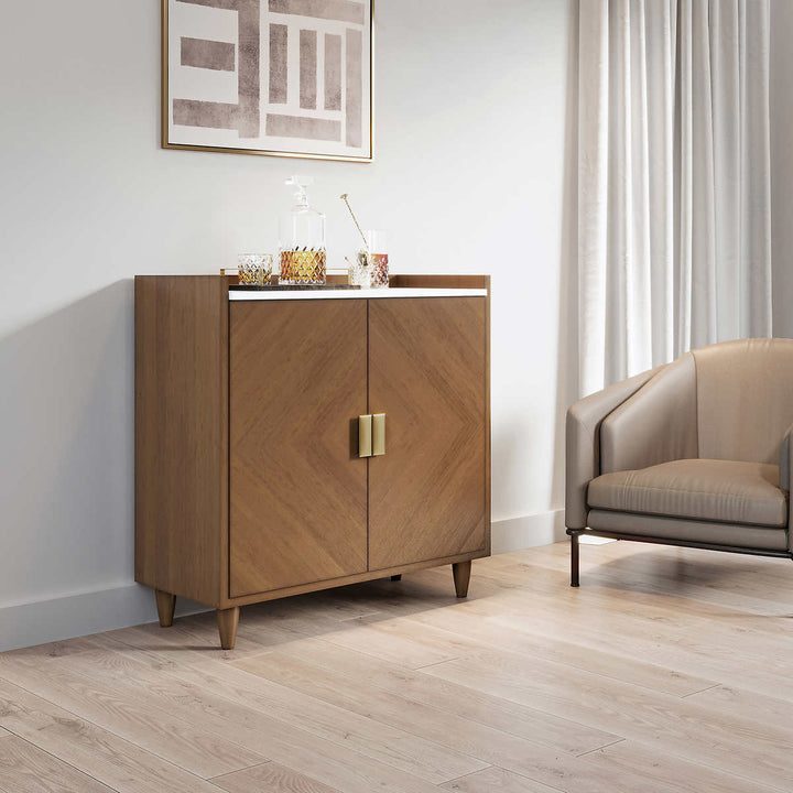 Loxley Rowe - Meuble bar de 81,3 cm (32 po) avec rangement