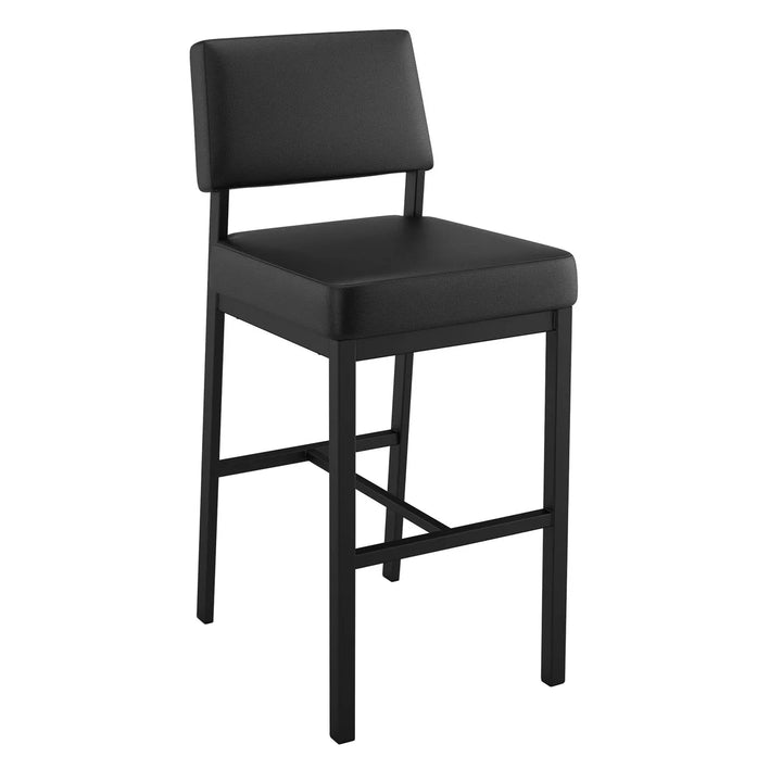 Amisco - Tabouret Avery de comptoir avec base noir
