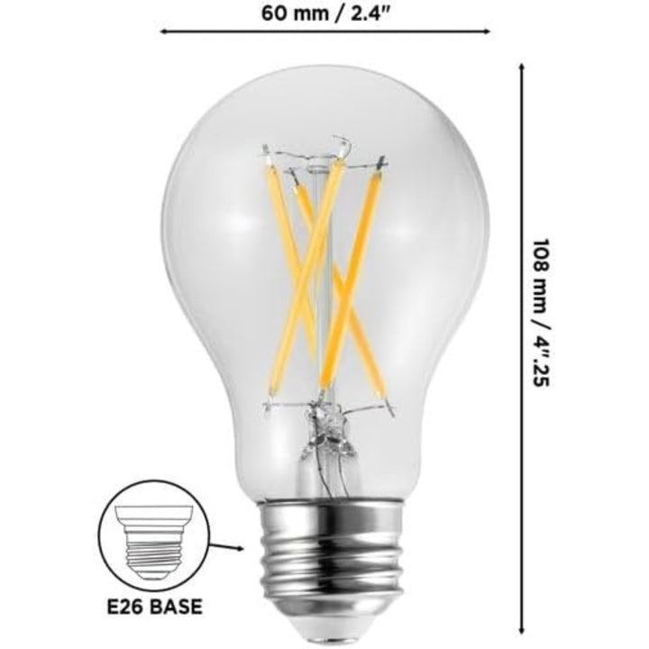 Luminus LED Dimmable A19 Energy Star Light Bulb - 8-Pack