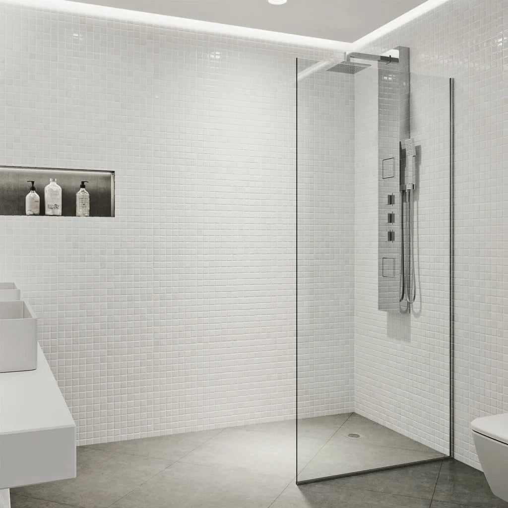 Vigo - Paroi de douche fixe sans cadre Zenith