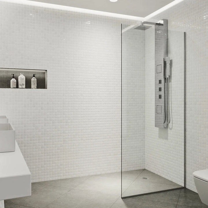 Vigo - Paroi de douche fixe sans cadre Zenith