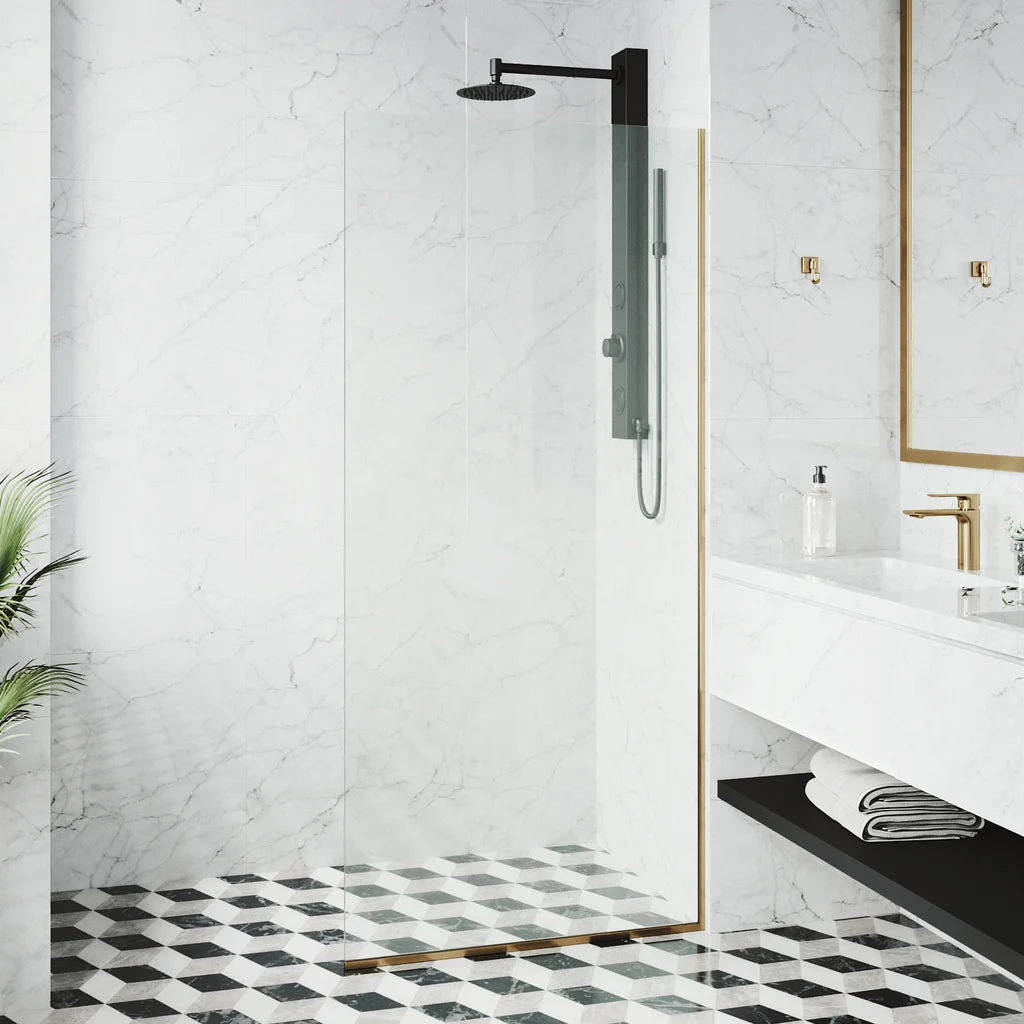 Vigo - Paroi de douche fixe sans cadre Zenith