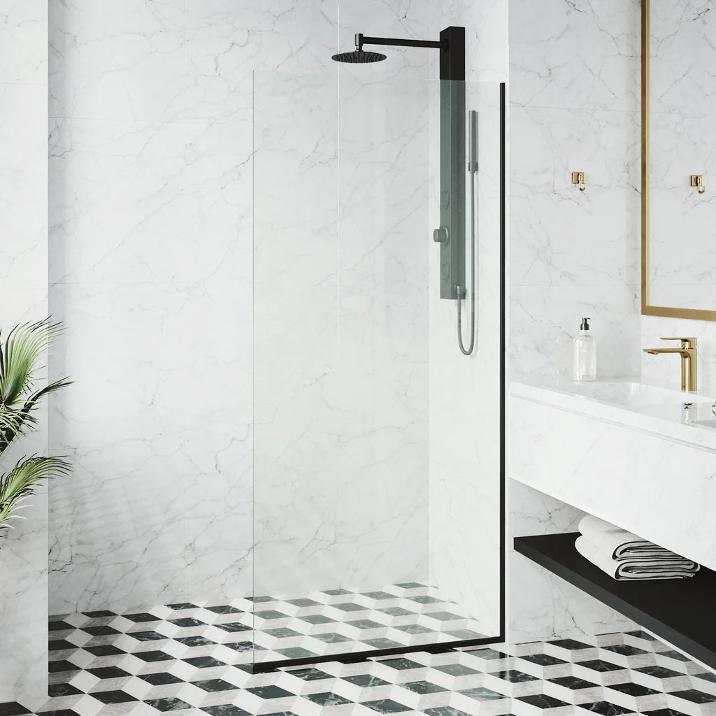 Vigo - Paroi de douche fixe sans cadre Zenith