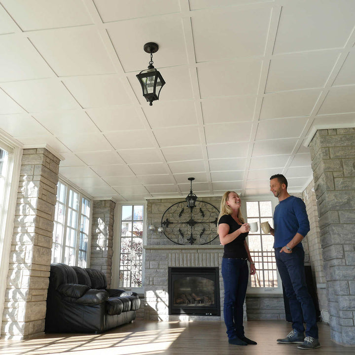 SnapClip - Système de plafond suspendu 64 pi²