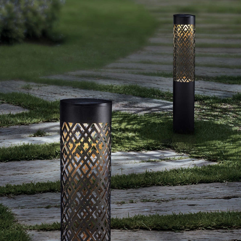 Set of 2 Bollard Style Solar Garden Lights – CHAP Aubaines