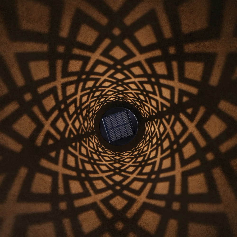 Naturally Solar - Ensemble de 2 lampes solaires de parterre de style Bollard