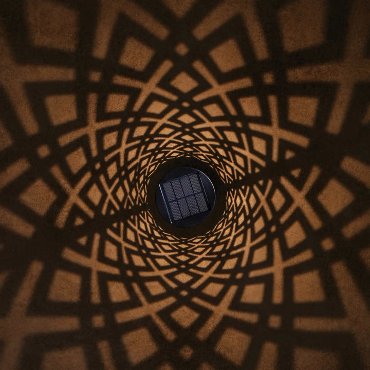 Naturally Solar - Ensemble de 2 lampes solaires de parterre de style Bollard