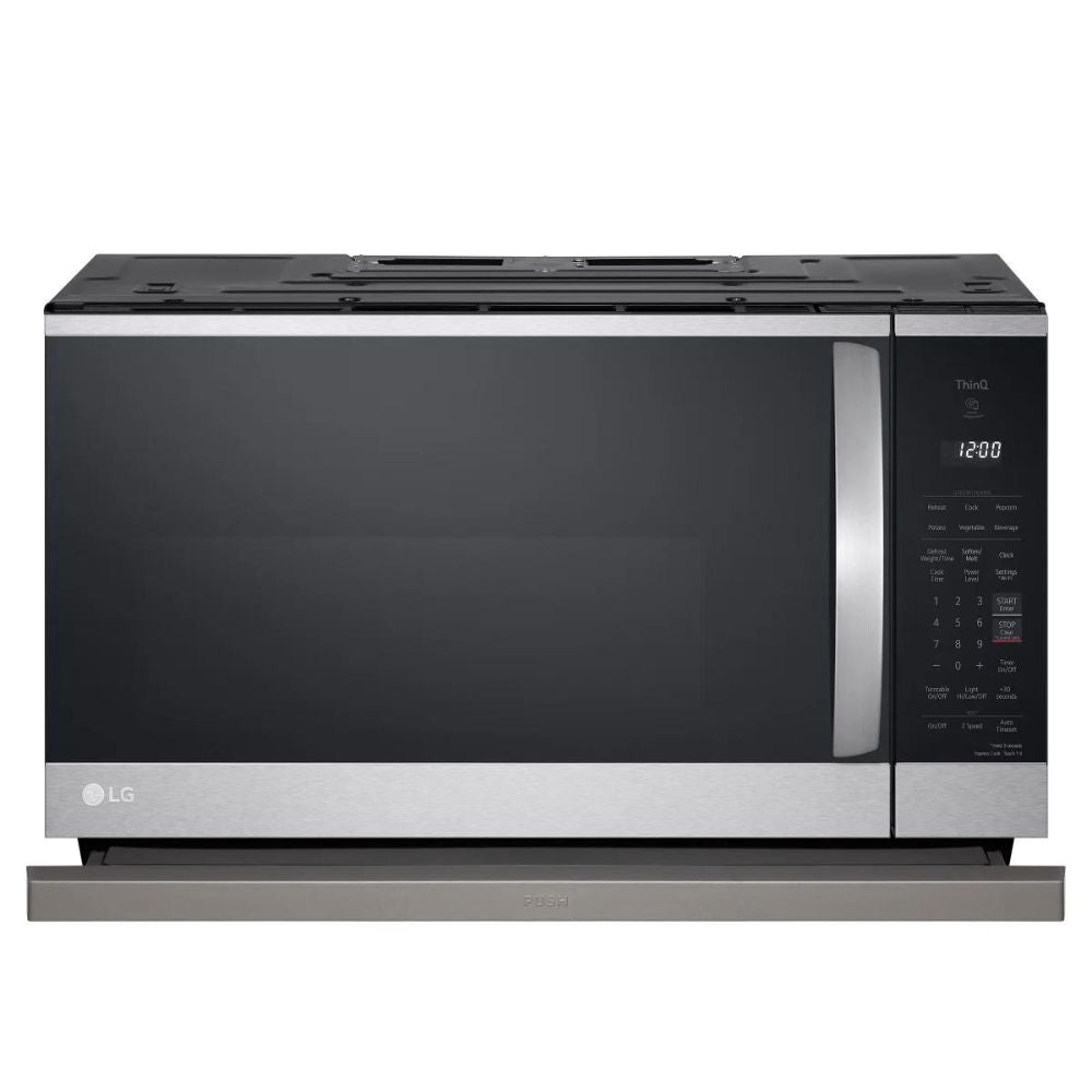 LG - Smart Microwave with Built-In Hood