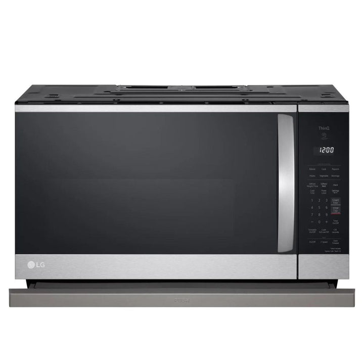 LG - Smart Microwave with Built-In Hood
