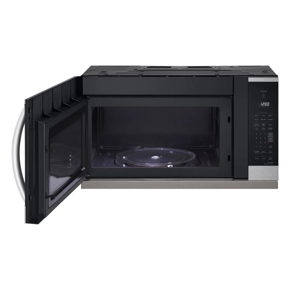 LG - Smart Microwave with Built-In Hood