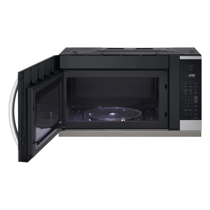 LG - Smart Microwave with Built-In Hood