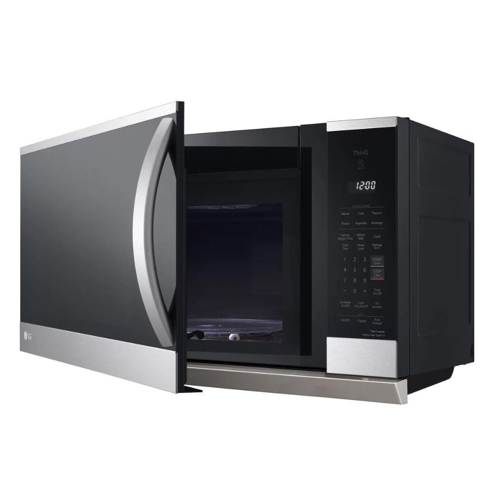 LG - Smart Microwave with Built-In Hood