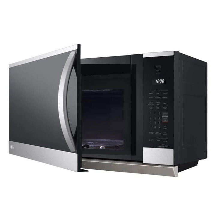 LG - Smart Microwave with Built-In Hood