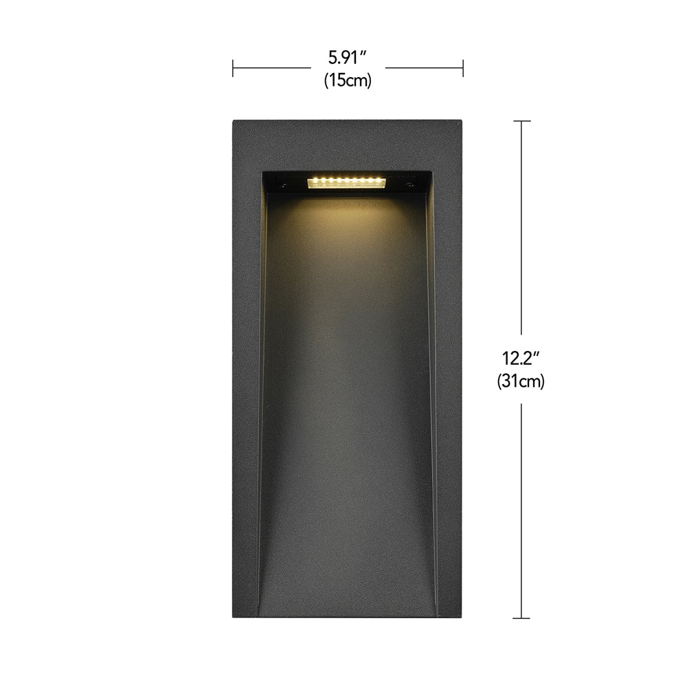 Globe Electric - Vincent 12.4" Outdoor Wall Sconce