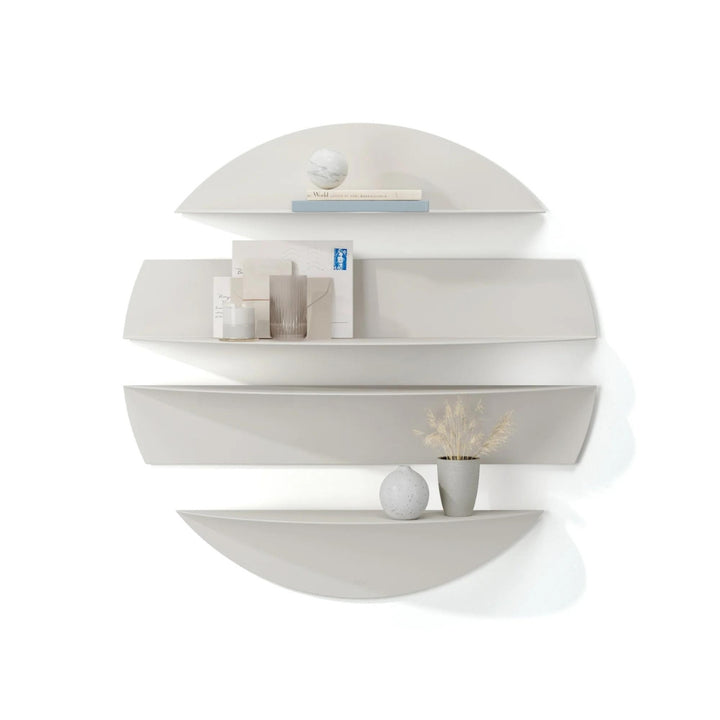 Umbra Solis Moon Metal Floating Wall Shelf