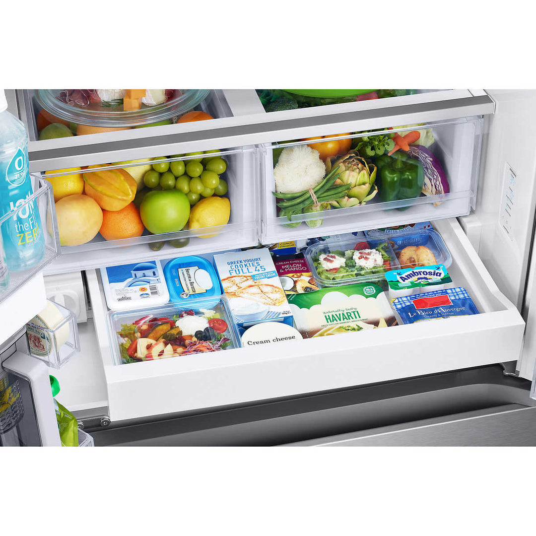Samsung - Réfrigérateur à portes françaises - 33 po. 24,5 pi ³