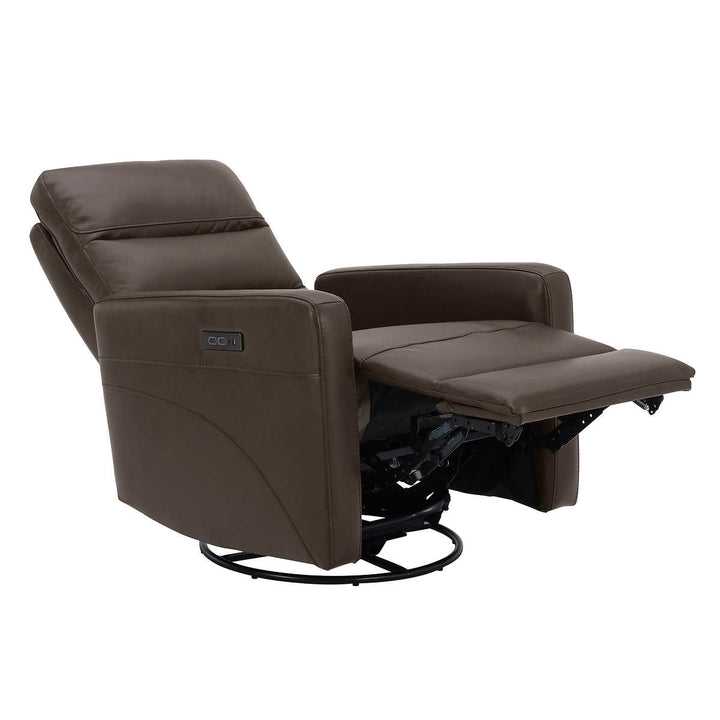 Gilman Creek Leather Power Swivel Recliner