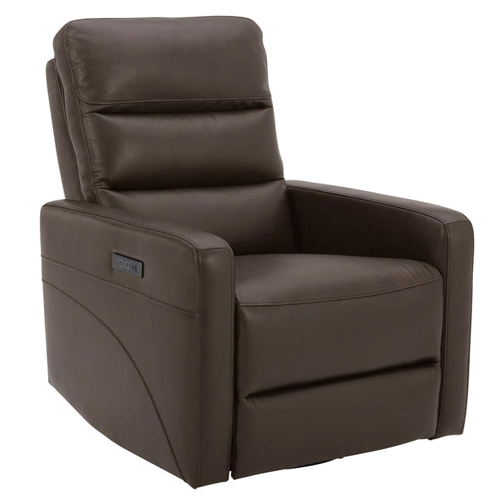 Gilman Creek Leather Power Swivel Recliner