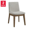 Bayside Furnishings - Chaise de salle à manger Leila, paquet de 2