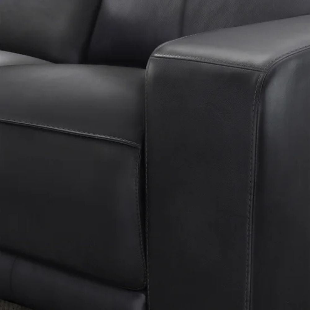 Simon Li Wren - Full-grain leather sofa with electric recline