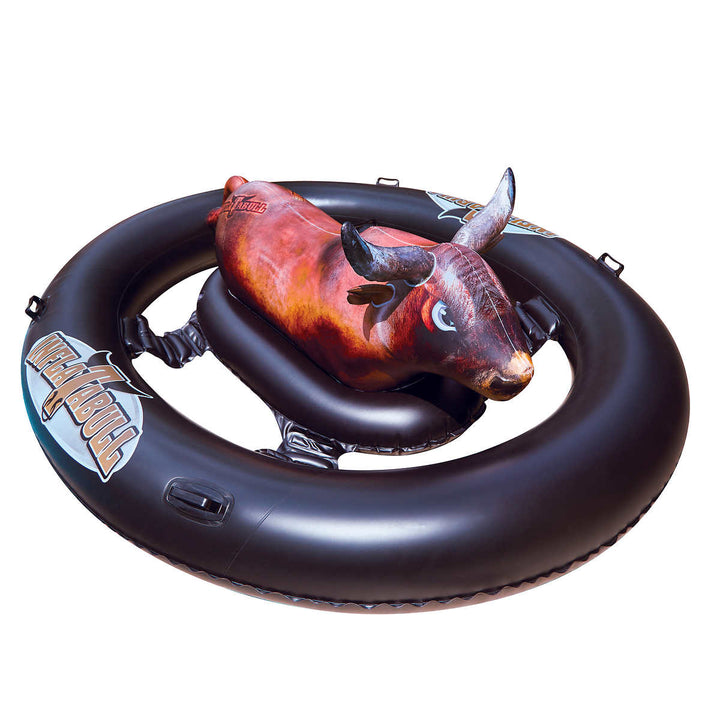 Inflatabull - Taureau gonflable à enfourcher jouet de piscine