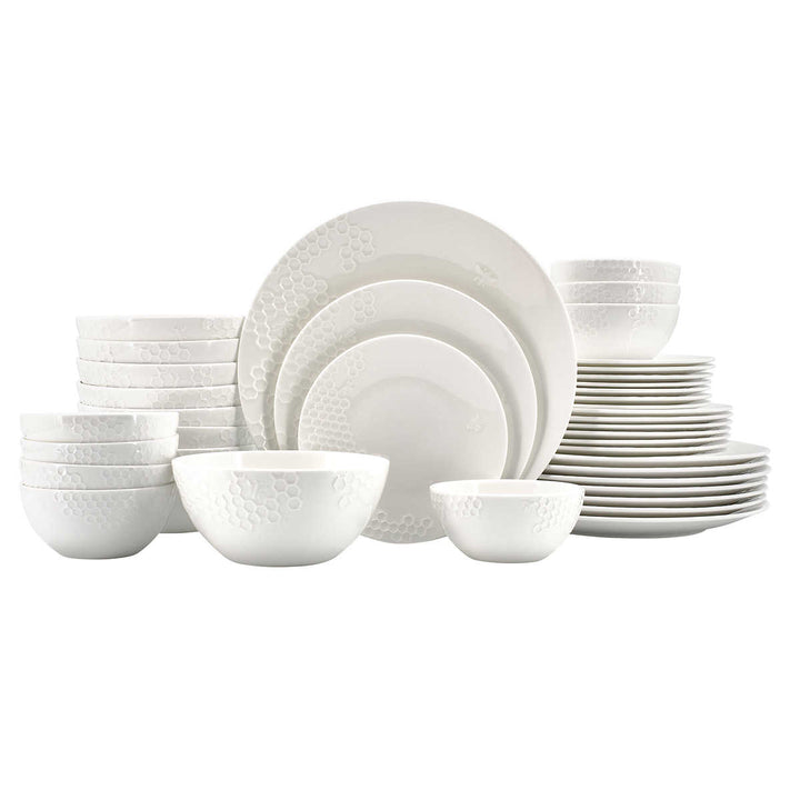 Mikasa - Dinnerware set, 40 pieces - Tarala Honeycomb Bone China