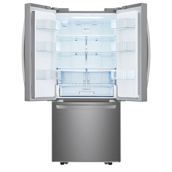 LG - Réfrigérateur 30 po. 22 pi³ à porte française en de 3,5 pi³