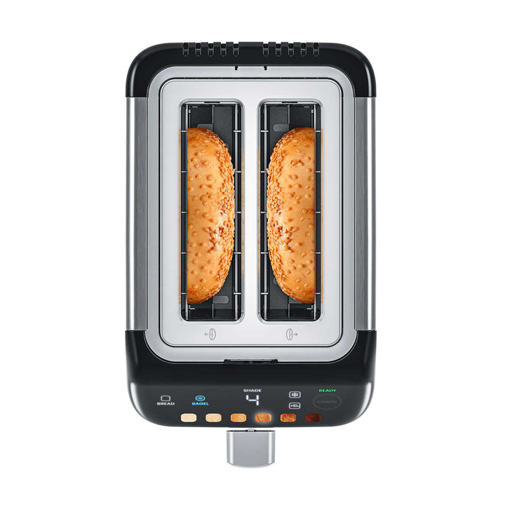Chefman - Grille-pain numérique à 2 tranches Smart Touch