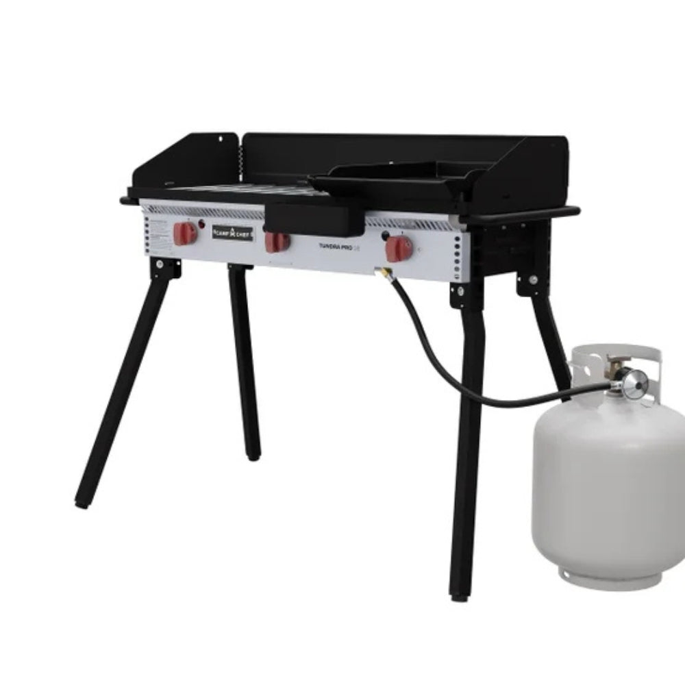 Camp Chef - Réchaud 3 brûleurs avec grille Tundra