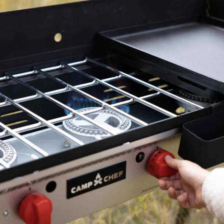 Camp Chef - Réchaud 3 brûleurs avec grille Tundra