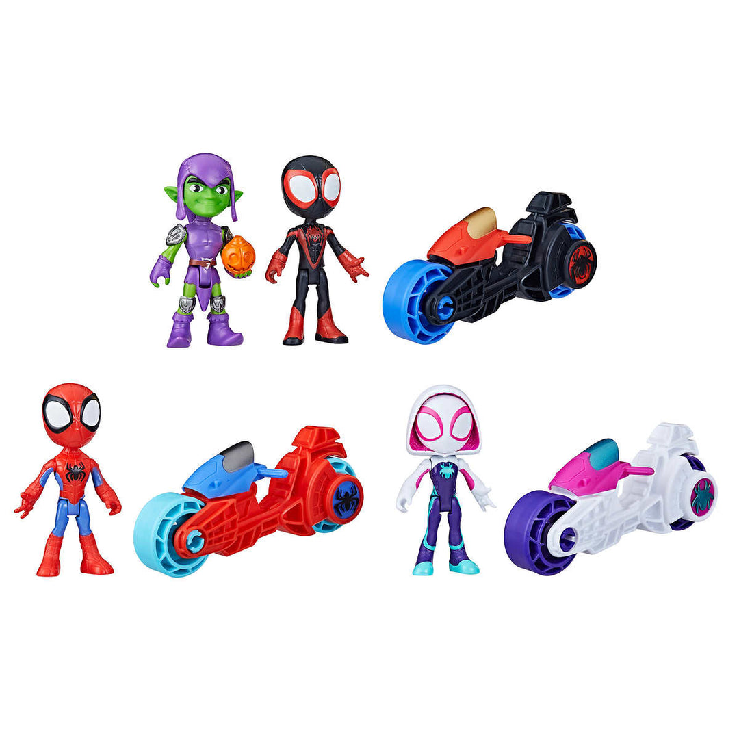 Hasbro Figurine Spidey Et Ses Amis Fantastiques - Miles Morales Avec Son Véhicule Techno-Racer (10 Cm) - Dès 3 Ans Hasbro Figurine Spidey Et Ses Amis Fantastiques - Miles Morales Avec Son Véhicule Techno-Racer (10 Cm) - Dès 3 Ans