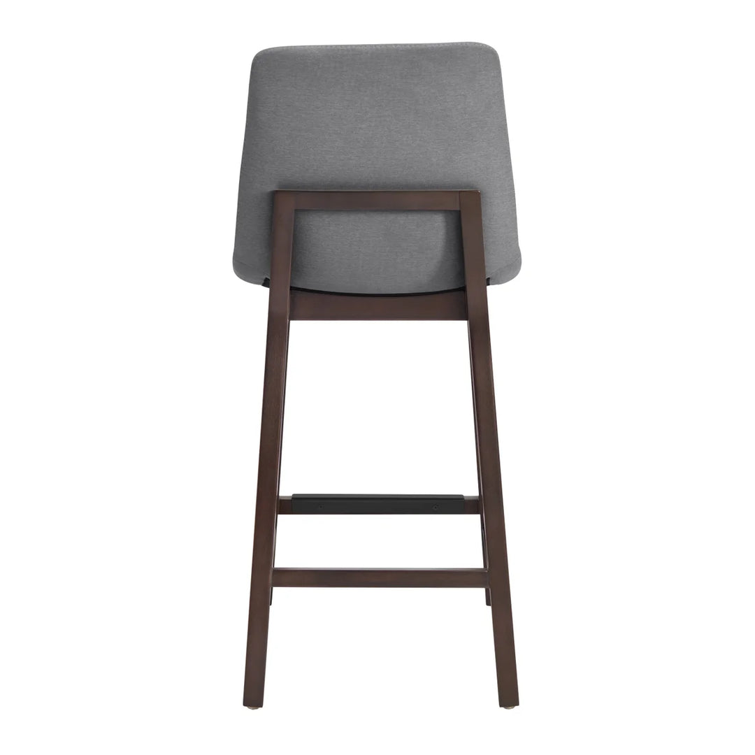 Aiden & Ivy - Tabouret de comptoir en tissu, paquet de 2