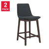 Aiden & Ivy Fabric Counter Stool - 2-Pack
