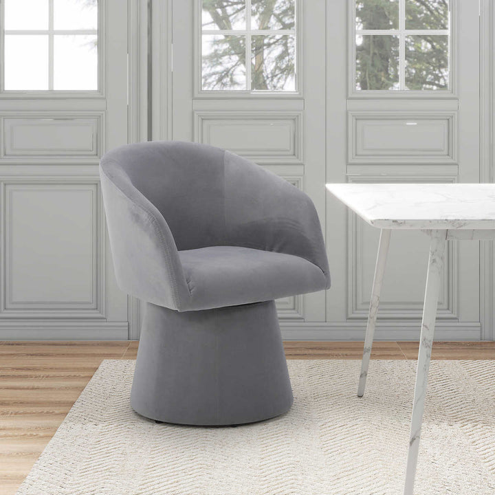 Aiden & Ivy Fabric Swivel Chair