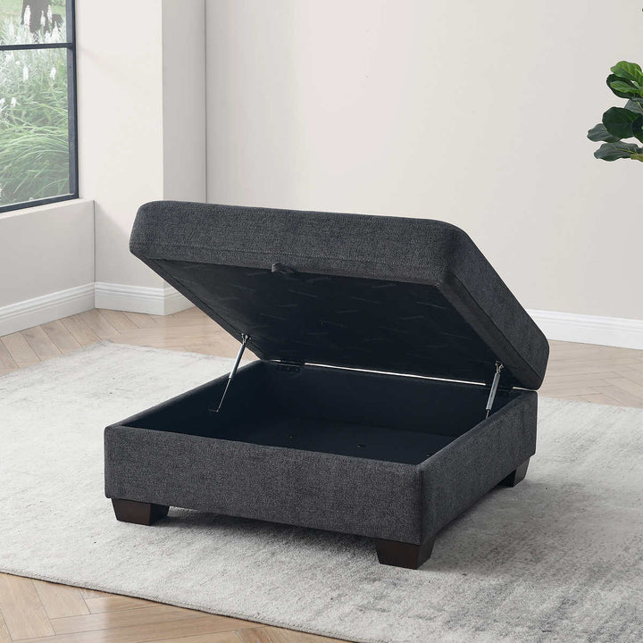 Thomasville - Pouf de rangement en tissu