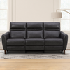 Aiden & Ivy - Full Grain Leather Sofa with Power Recline