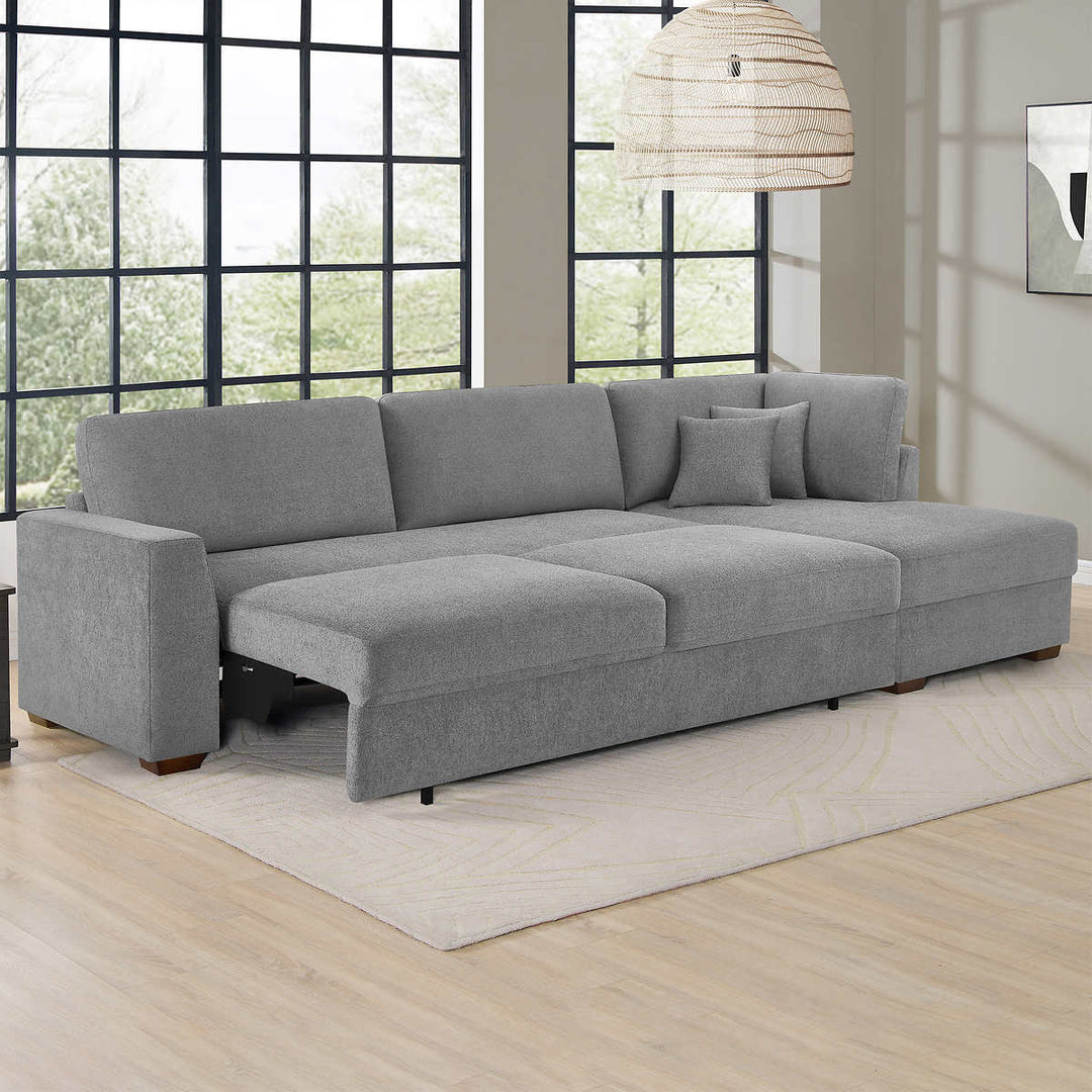 Thomasville - 2-Piece Convertible Fabric Sectional