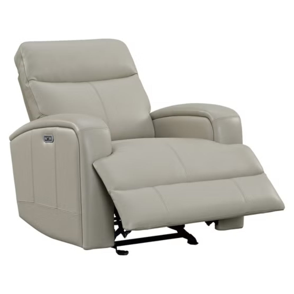 Sora Ridge – Full-grain leather motorized reclining and sliding armchair